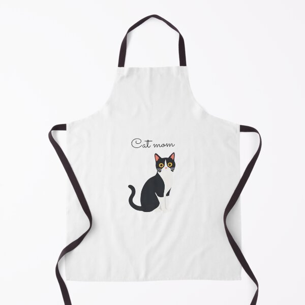 Aperçu de l'œuvre Cat mom black cat tuxedo white créée et vendue par my-trendy-shop.