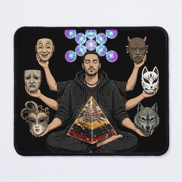 Item preview, The Six Masks of Ego Meditation Art designed and sold by Humbert1601.