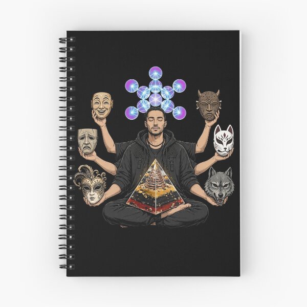 Item preview, The Six Masks of Ego Meditation Art designed and sold by Humbert1601.