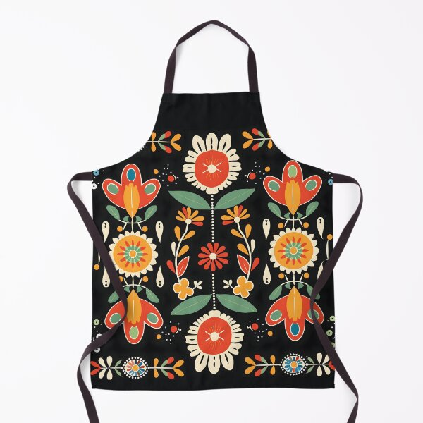 Item preview, Scandinavian Folk Art, Botanical Flowers designed and sold by xiao xuans.