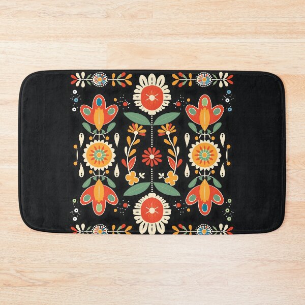 Item preview, Scandinavian Folk Art, Botanical Flowers designed and sold by xiao xuans.