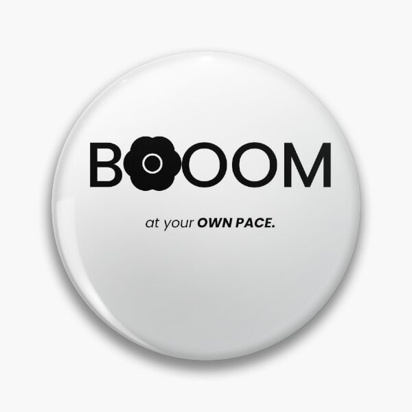 Item preview, Bloom At Your Own Pace Minimalist Flower Typography Design designed and sold by VanSum.