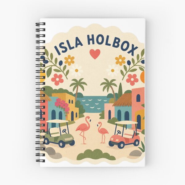 Item preview, Isla Holbox Mexico Travel Souvenir Modern Folk Art designed and sold by VisualArtsOasis.