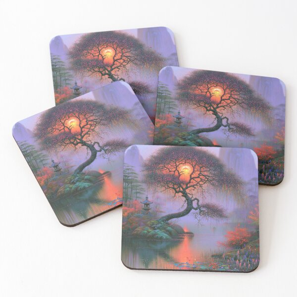 Item preview, Dusk Beyond the Willow Canopy designed and sold by bloorose.