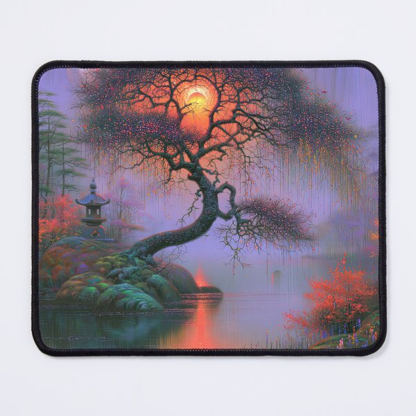 Item preview, Dusk Beyond the Willow Canopy designed and sold by bloorose.