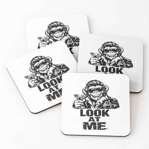 Item preview, Look At Me – Gentle Ape Luxury Clipart designed and sold by Cabrasco.