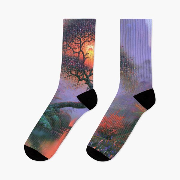 Item preview, Dusk Beyond the Willow Canopy designed and sold by bloorose.