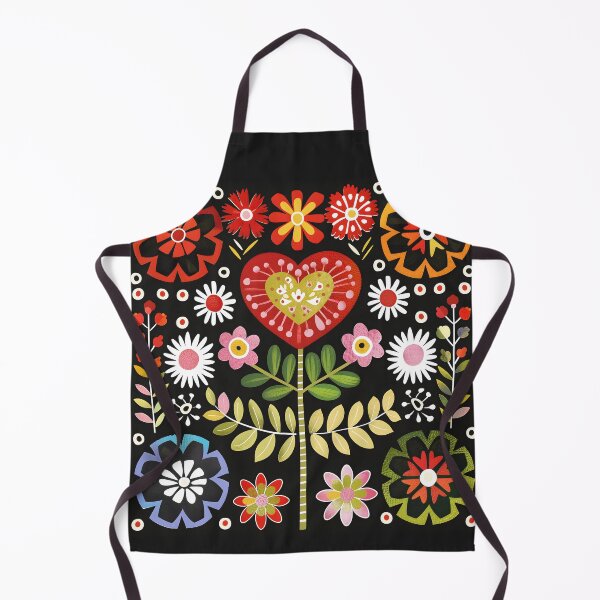 Item preview, Scandinavian Folk Art, Botanical Flowers designed and sold by xiao xuans.