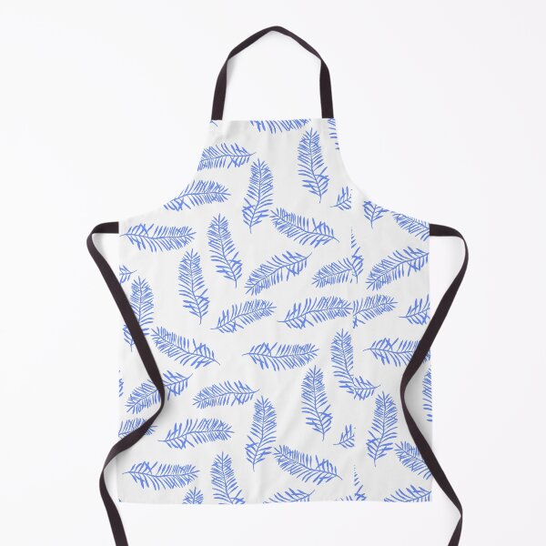 Item preview, Tossed BlueTropical Leaves Pattern designed and sold by altastudio.