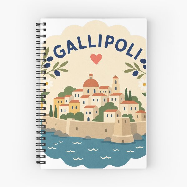 Item preview, Gallipoli Italy Travel Souvenir Modern Folk Art designed and sold by VisualArtsOasis.