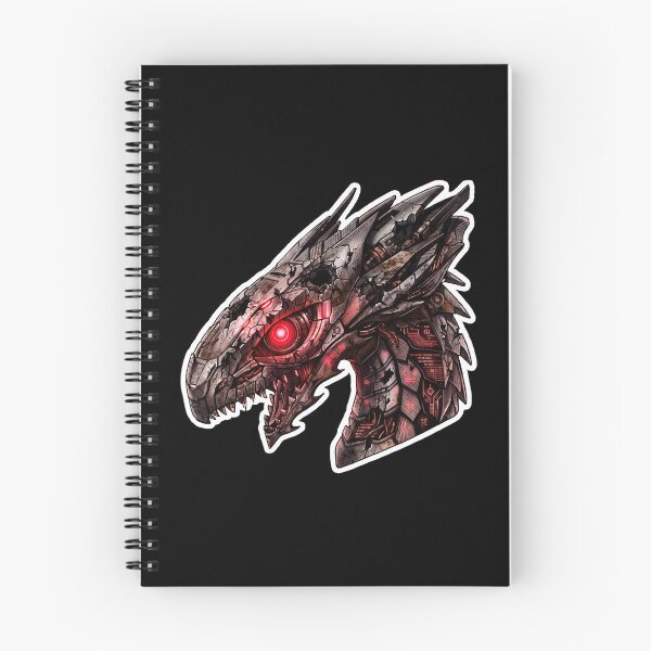 Item preview, Battle Damaged Mecha Cyber Dragon Post-Apocalyptic Sticker designed and sold by bug4j_DragonLab.