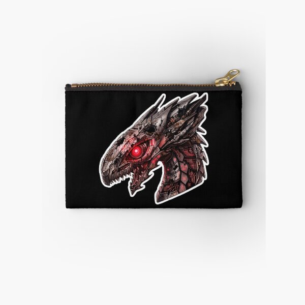 Item preview, Battle Damaged Mecha Cyber Dragon Post-Apocalyptic Sticker designed and sold by bug4j_DragonLab.