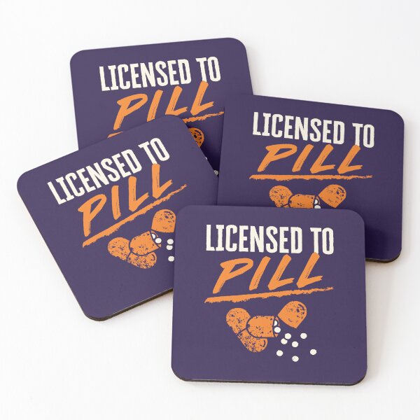 Item preview, Funny Pharmacist License to Pill designed and sold by jaygo.