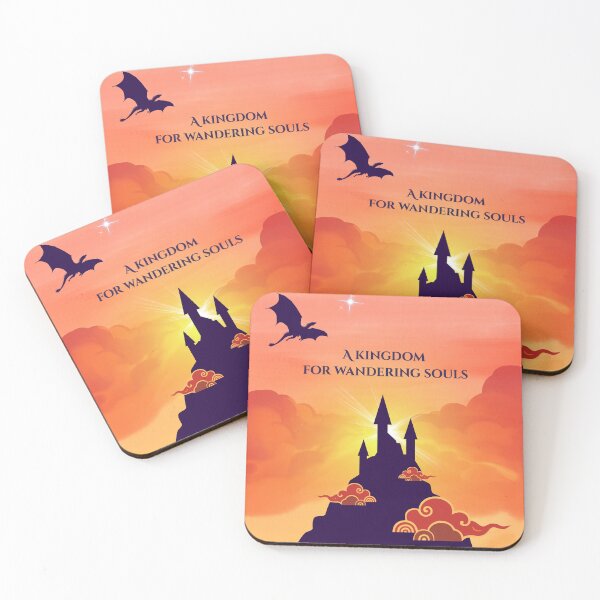 Item preview, A Kingdom For Wandering Souls | Fantasy Sunset Aesthetic designed and sold by BlueTideGallery.