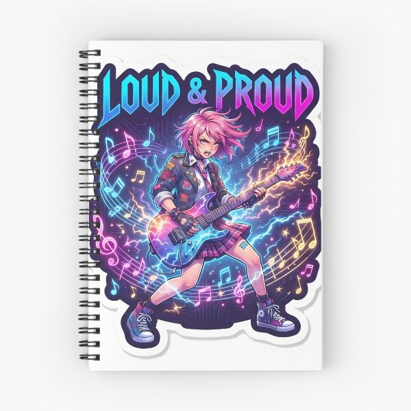 Item preview, Loud & Proud - Anime Music Style Sticker designed and sold by CreativeLook25.