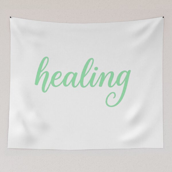 Item preview, Healing – Minimalist Mint Green Self-Care Design | Kokoro Lab designed and sold by Kokorolab.