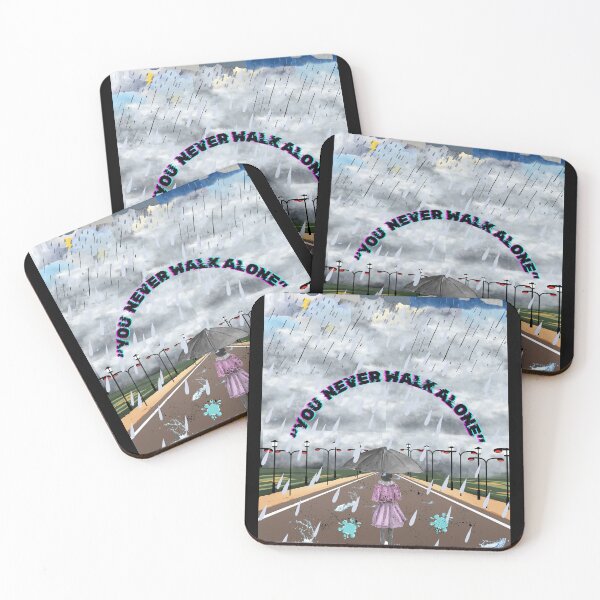 Item preview, You Never Walk Alone Moody Rainy Night designed and sold by SMinimalist613.