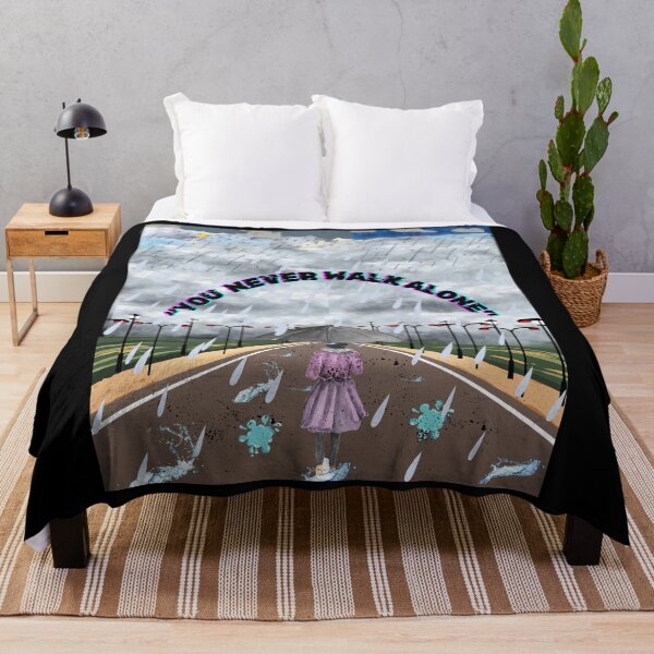 Item preview, You Never Walk Alone Moody Rainy Night designed and sold by SMinimalist613.