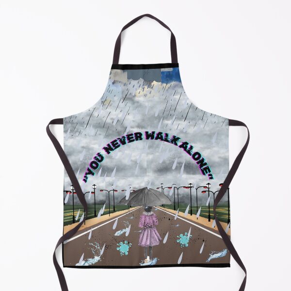 Item preview, You Never Walk Alone Moody Rainy Night designed and sold by SMinimalist613.