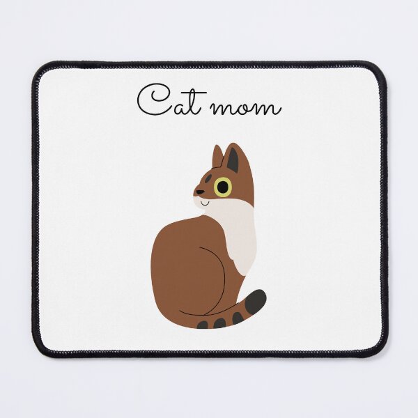 Item preview, Cat mom brown white designed and sold by my-trendy-shop.