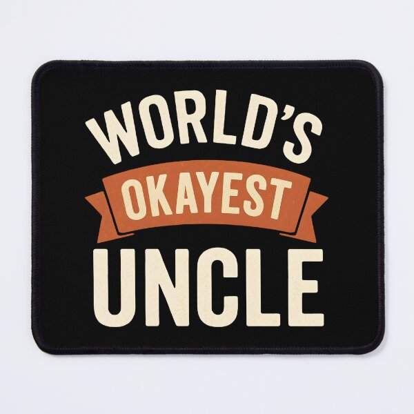Item preview, Worlds Okayest Uncle Funny Family Humor Retro designed and sold by Photo-Sphere101.
