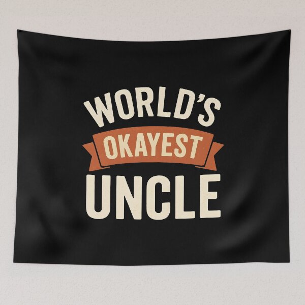 Item preview, Worlds Okayest Uncle Funny Family Humor Retro designed and sold by Photo-Sphere101.