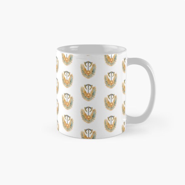 Item preview, Egyptian Pyramids Winged Emblem – Ancient Egypt Royal Symbol designed and sold by lailakhalaf.