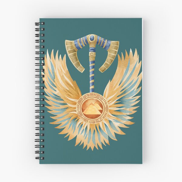 Item preview, Egyptian Pyramids Winged Emblem – Ancient Egypt Royal Symbol designed and sold by lailakhalaf.