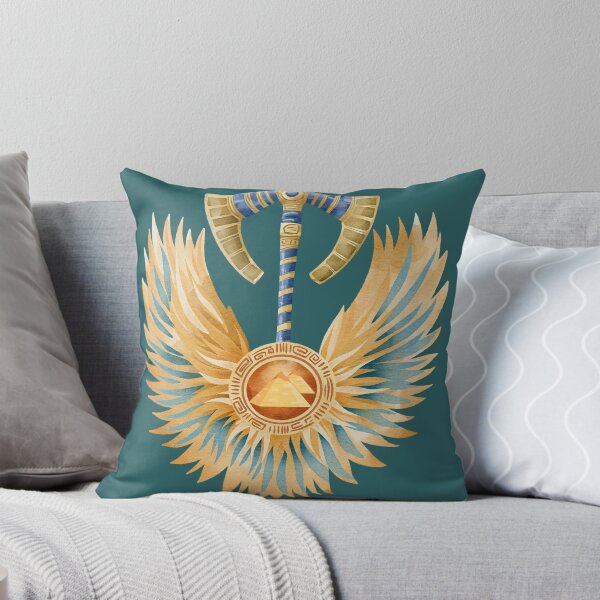 Item preview, Egyptian Pyramids Winged Emblem – Ancient Egypt Royal Symbol designed and sold by lailakhalaf.