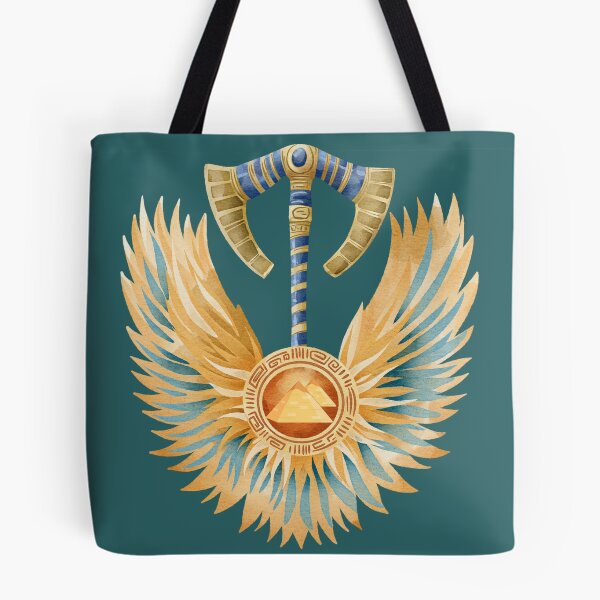 Item preview, Egyptian Pyramids Winged Emblem – Ancient Egypt Royal Symbol designed and sold by lailakhalaf.