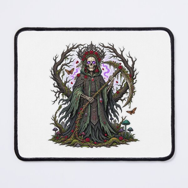 Item preview, Grim Reaper Rose | Gothic Death Priestess | Dark Fantasy Skeleton designed and sold by MrDev.