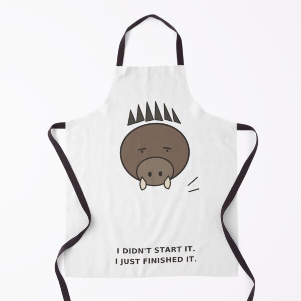 Item preview, "I Didn't Start It, I Just Finished It" Funny Wild Boar designed and sold by Kiinaaa.