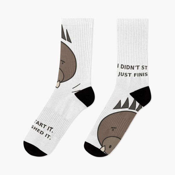 Item preview,  "I Didn't Start It, I Just Finished It" Funny Wild Boar designed and sold by Kiinaaa.
