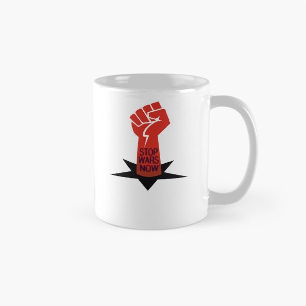 Artikelvorschau, Stoppt die Kriege jetzt! entworfen und verkauft von MayMugs.