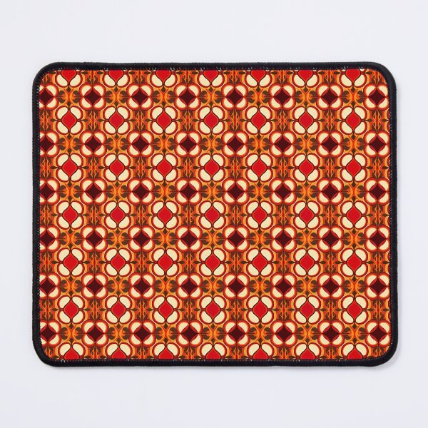 Item preview, Retro 70s Groovy Psychedelic Wave - Orange Vintage Pattern designed and sold by UniqueDesign751.