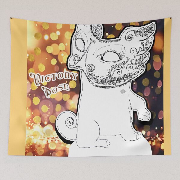 Item preview, Cat's Masquerade - Victory Pose (drawing by ACCI)  designed and sold by VanyssaGraphics.