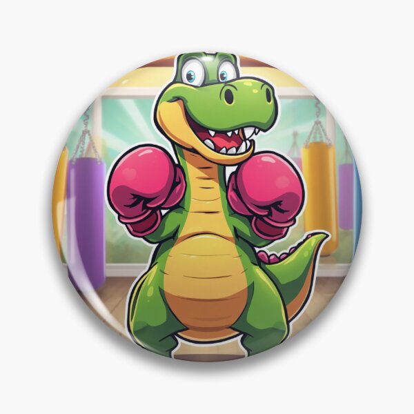 Item preview, Funny Boxing Dinosaur – Cute T-Rex Fighter designed and sold by Art-Design-EM.