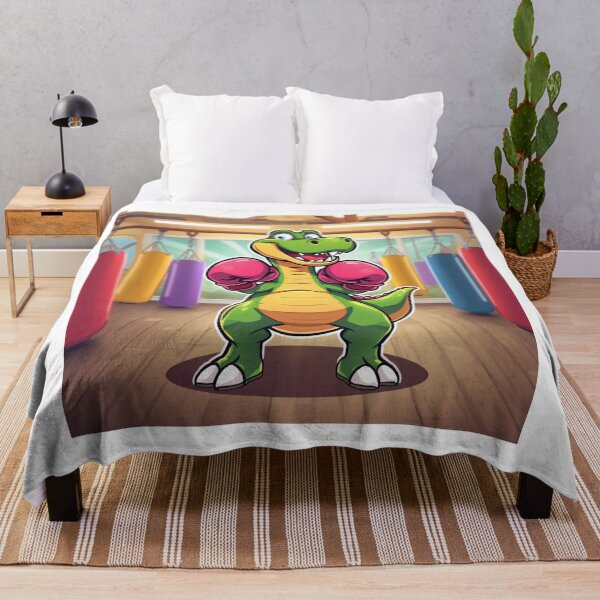 Item preview, Funny Boxing Dinosaur – Cute T-Rex Fighter designed and sold by Art-Design-EM.