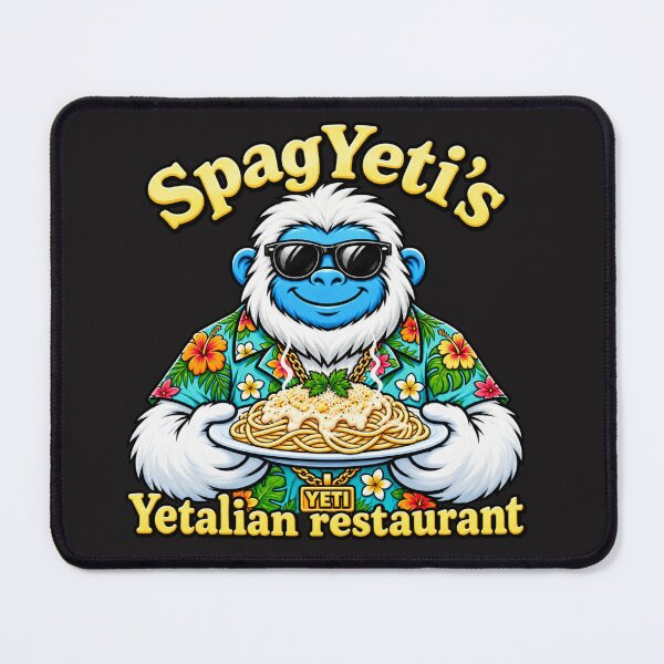 Item preview, SpagYetis Restaurant designed and sold by Fort Chiswell Trading Company.