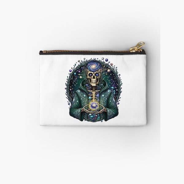 Item preview, Cosmic Skeleton | Galaxy Grim Reaper | Celestial Skull & Lotus designed and sold by MrDev.