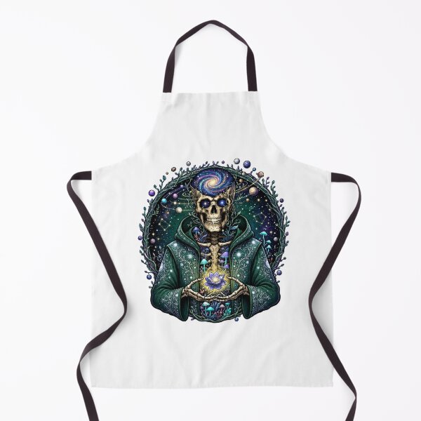 Item preview, Cosmic Skeleton | Galaxy Grim Reaper | Celestial Skull & Lotus designed and sold by MrDev.