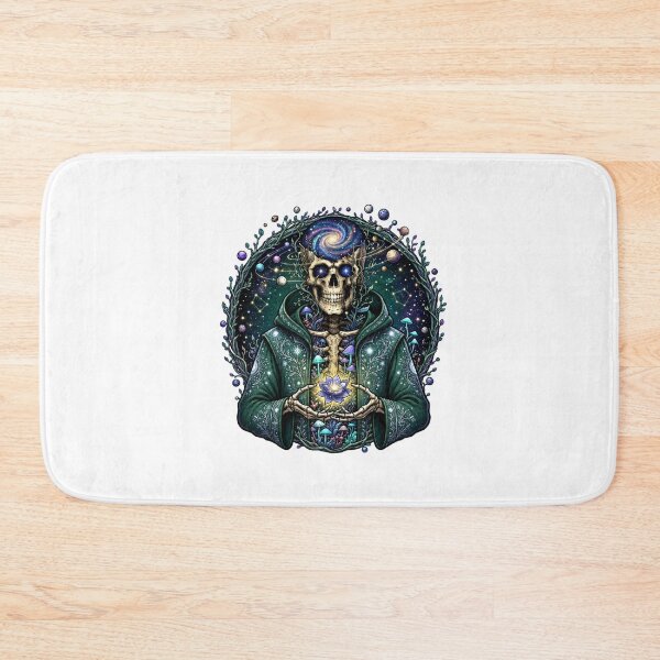 Item preview, Cosmic Skeleton | Galaxy Grim Reaper | Celestial Skull & Lotus designed and sold by MrDev.