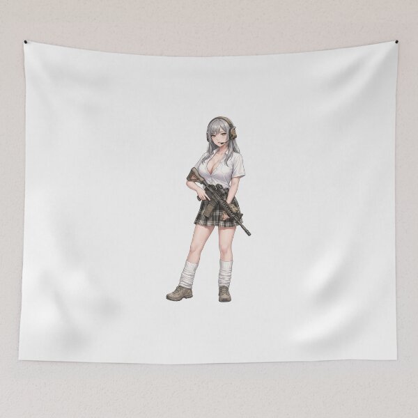 Item preview, Tactical School Girl - Anime Special Ops designed and sold by RAWLIFEGRAPHIC.