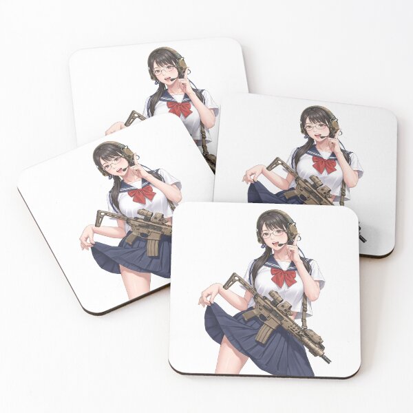 Item preview, Tactical School Girl - Anime Special Ops designed and sold by RAWLIFEGRAPHIC.