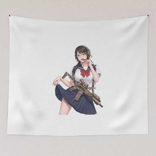 Item preview, Tactical School Girl - Anime Special Ops designed and sold by RAWLIFEGRAPHIC.