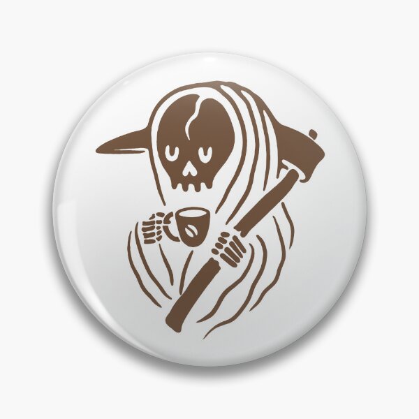 Item preview, Hooded Skeleton Holding a Coffee Mug designed and sold by TotalityDesigns.