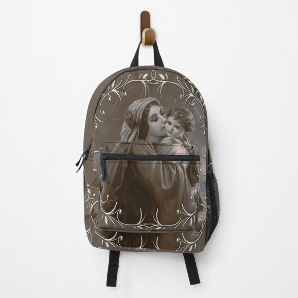 Item preview, Vintage Madonna and Child with Silver Frame designed and sold by homemadecreate.