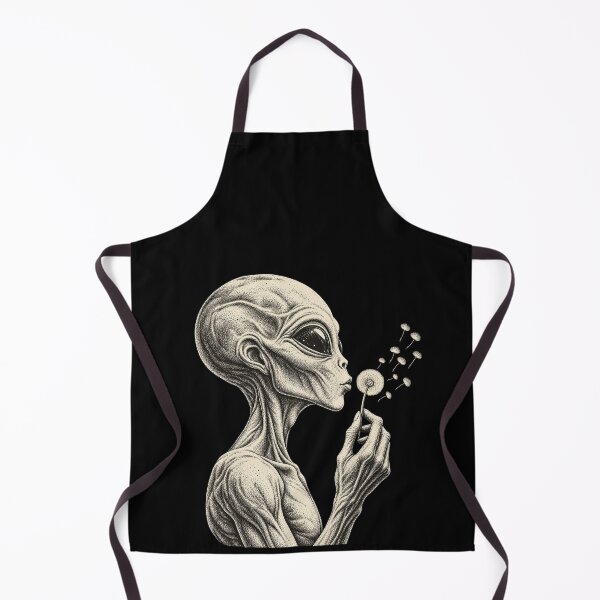 Item preview, Alien With Dandelion Wish Seeds designed and sold by elderberry.