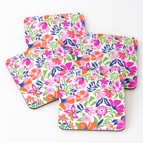 Item preview, Tropical Floral Hero Multi  designed and sold by Fabricatemyart.