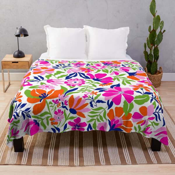 Item preview, Tropical Floral Hero Multi designed and sold by Fabricatemyart.